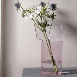 Vaso alto rosa Riflessi