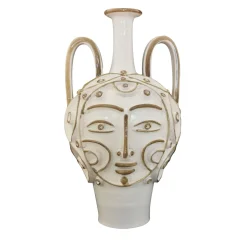 Vaso antropomorfo in anfora bianca