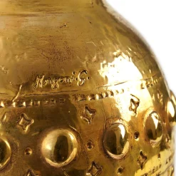 Vaso Astra in ceramica oro di Gabriele Mengoni