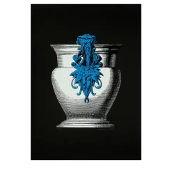 Vaso Blu Serigrafia
