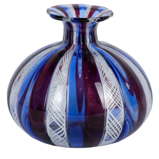 Vaso Campcipolla rosso, bianco e blu
