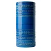 Vaso cilindrico blu di Aldo Londi