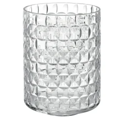 Vaso con motivo a cerchio