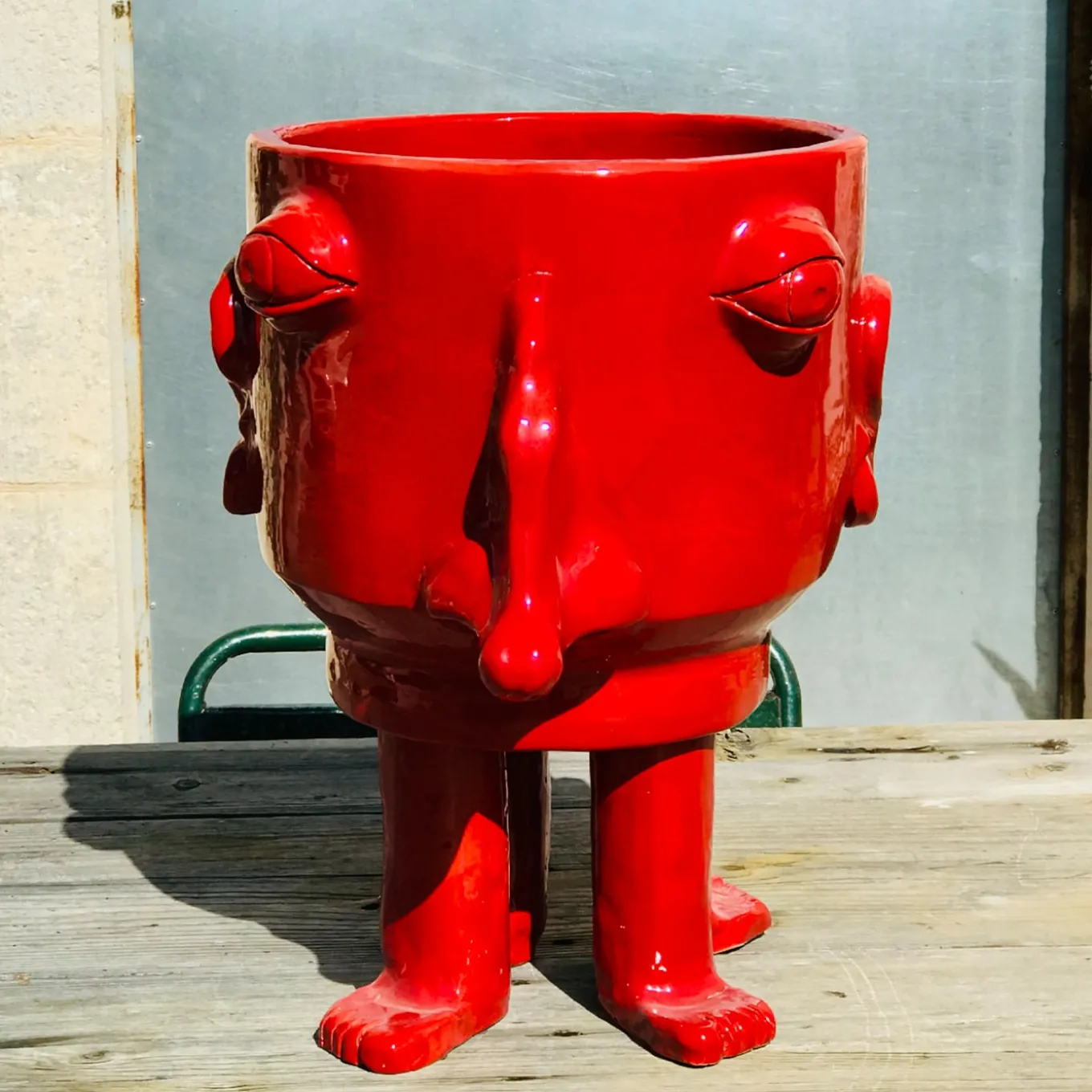 Vaso da fiori rosso Grande Walking Head