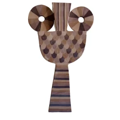 Vaso Decorativo Otello in Terracotta Marrone