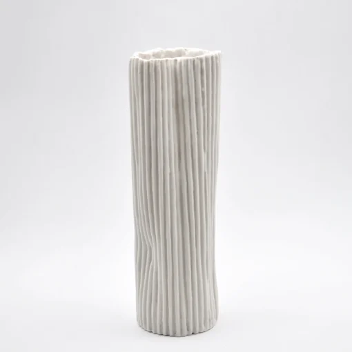 Vaso Decorativo Paesaggio 21 Bianco di Nino Basso