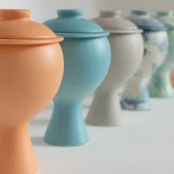 Vaso di erbe arancione Graal