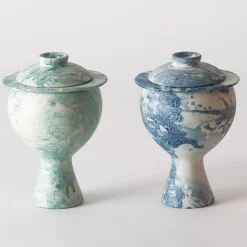Vaso di erbe verdi Graal