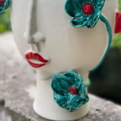 Vaso di testa Santina Infiorata