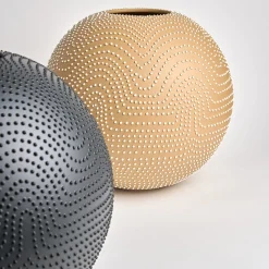 Vaso giallo Arkadia di Stefania Vasques