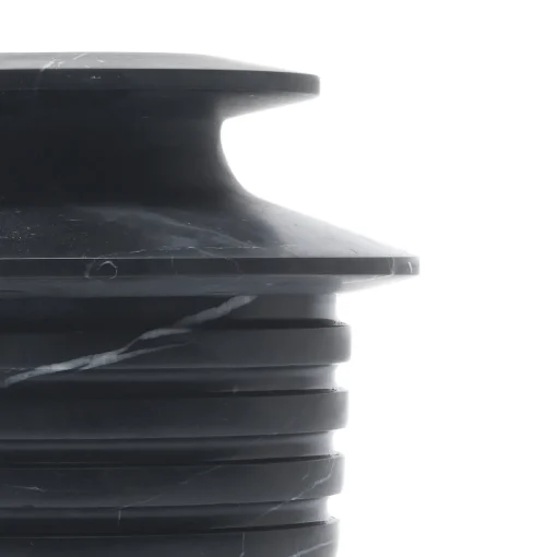 Vaso grande Capua in marquina nera di Ivan Colominas
