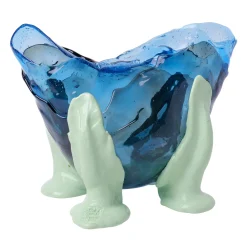 Vaso Grande Fioca Blu e Menta di Gaetano Pesce