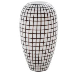 Vaso Grid bianco e nero