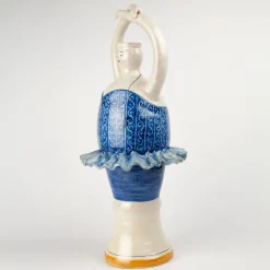 Vaso in ceramica blu Ballerina