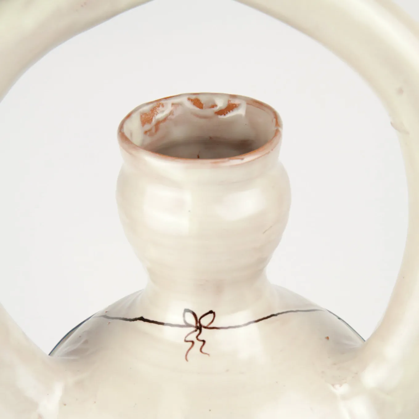 Vaso in ceramica blu Ballerina