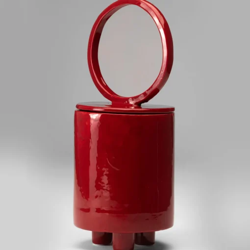 Vaso in ceramica rossa Cateto