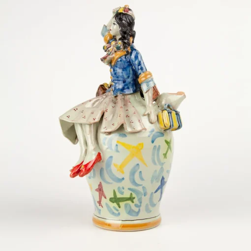 Vaso in ceramica The Traveler