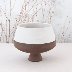 Vaso in terracotta bicolore