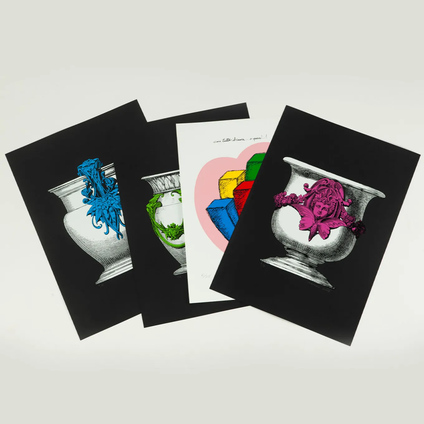 Vaso Magenta Serigrafia