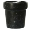 Vaso mini Cactus in marmo nero Marquina