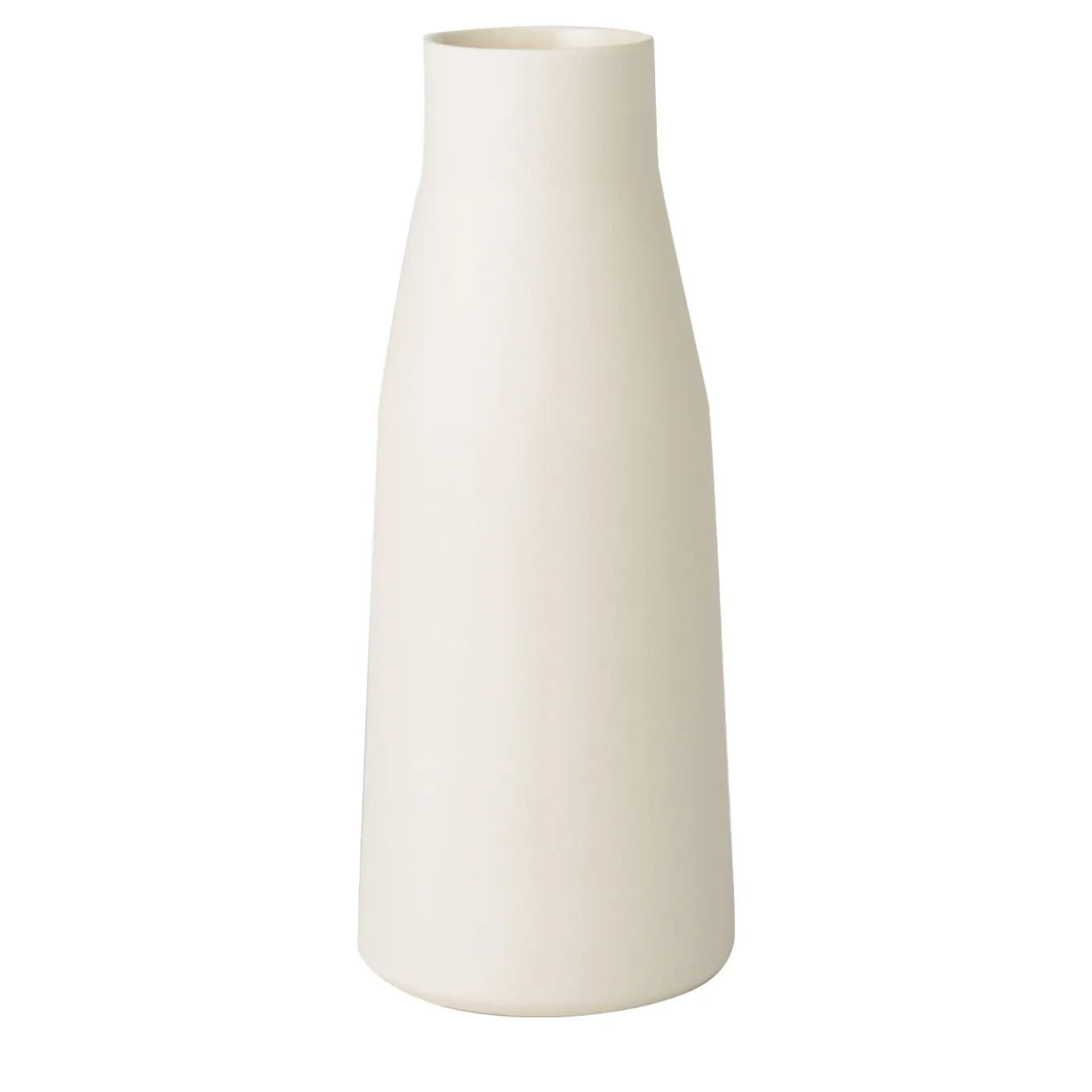 Vaso o caraffa in ceramica bianca