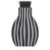 Vaso Otto a righe nero/grigio di Gianpaolo Venier