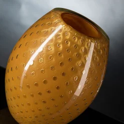 Vaso ovale arancione Mocenigo