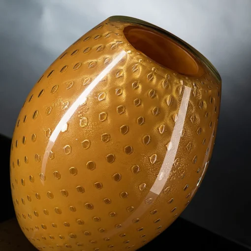 Vaso ovale arancione Mocenigo