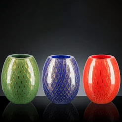 Vaso ovale blu Mocenigo