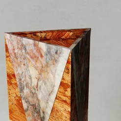Vaso Polimelus Rosso Asiago & Fior di Pesco Carnico