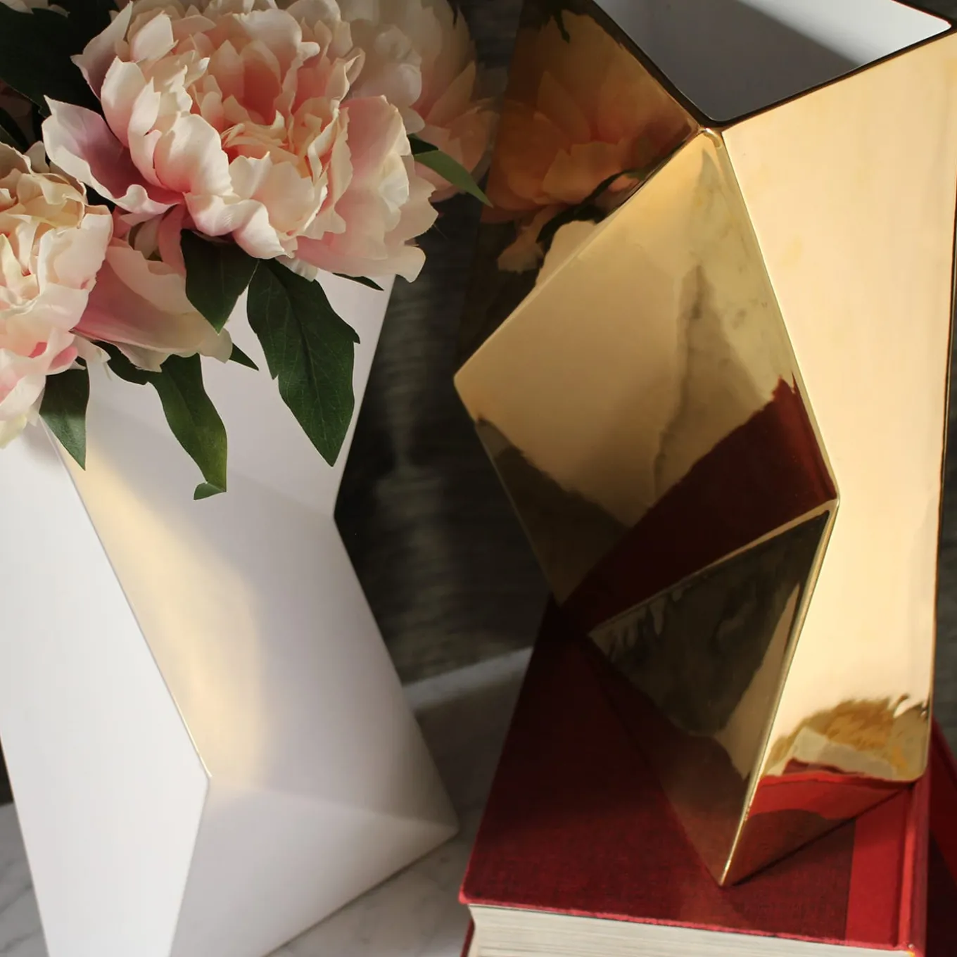 Vaso Verso A Dorato Di Antonio Saporito