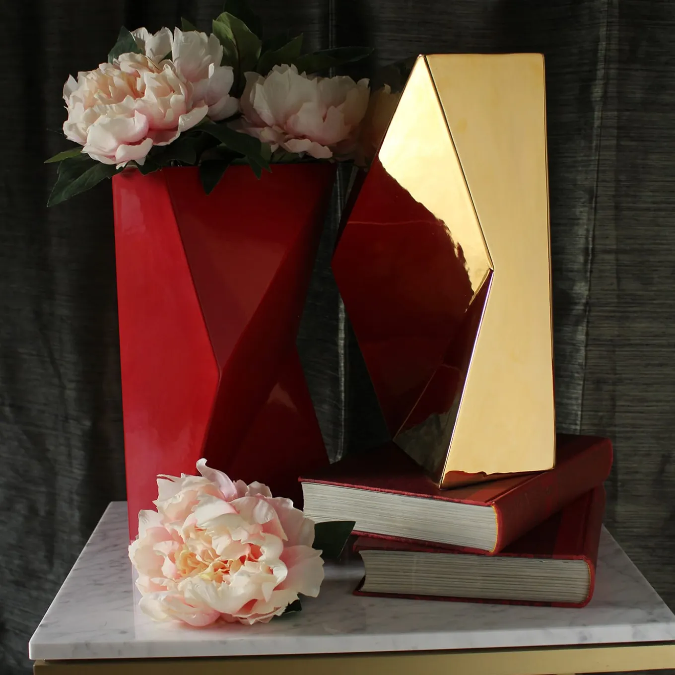 Vaso Verso A Dorato Di Antonio Saporito