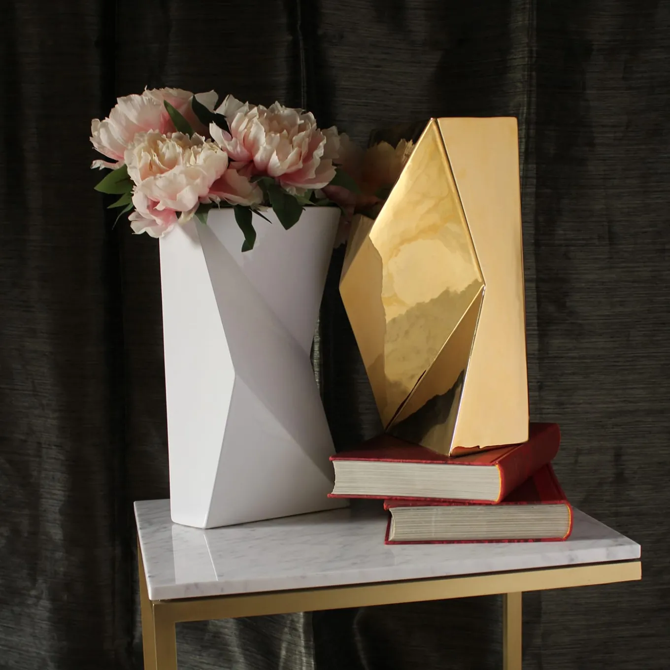 Vaso Verso A Dorato Di Antonio Saporito