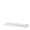 Vassoio Curvati grande bianco di Carrara di Studioformart