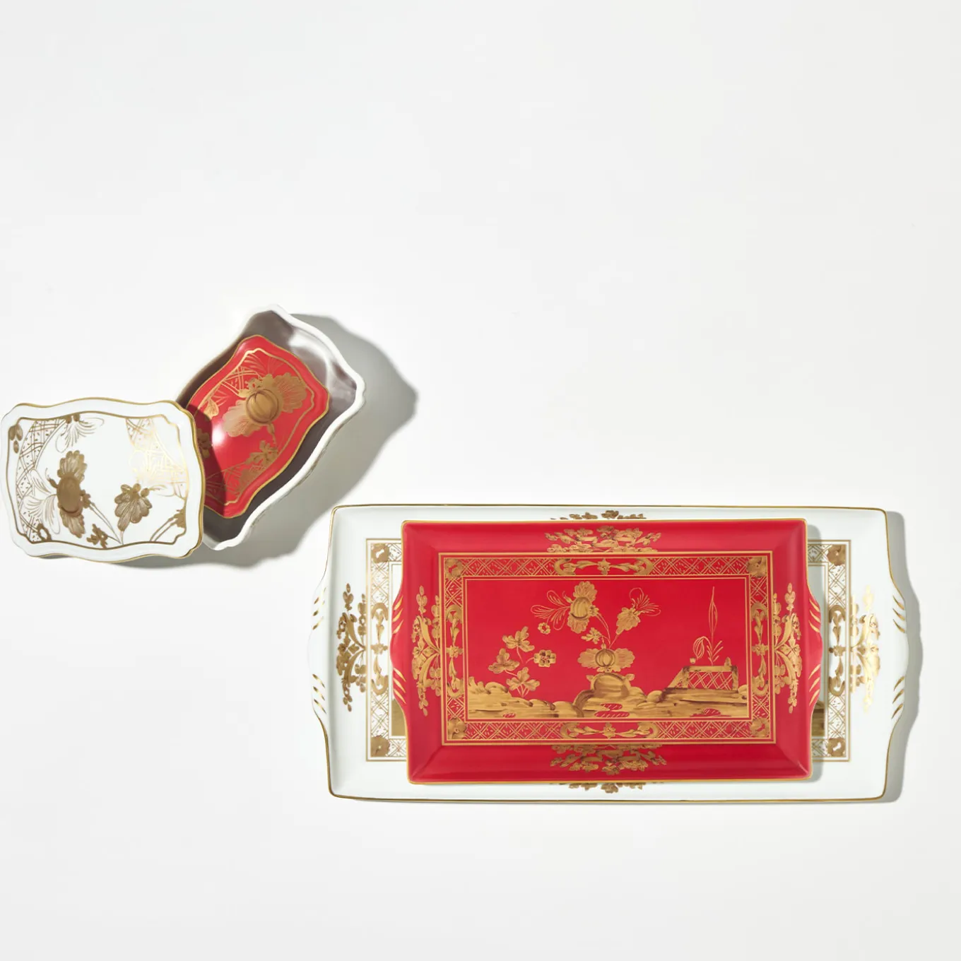 Vassoio da Servizio Piccolo Oriente Italiano Rubrum