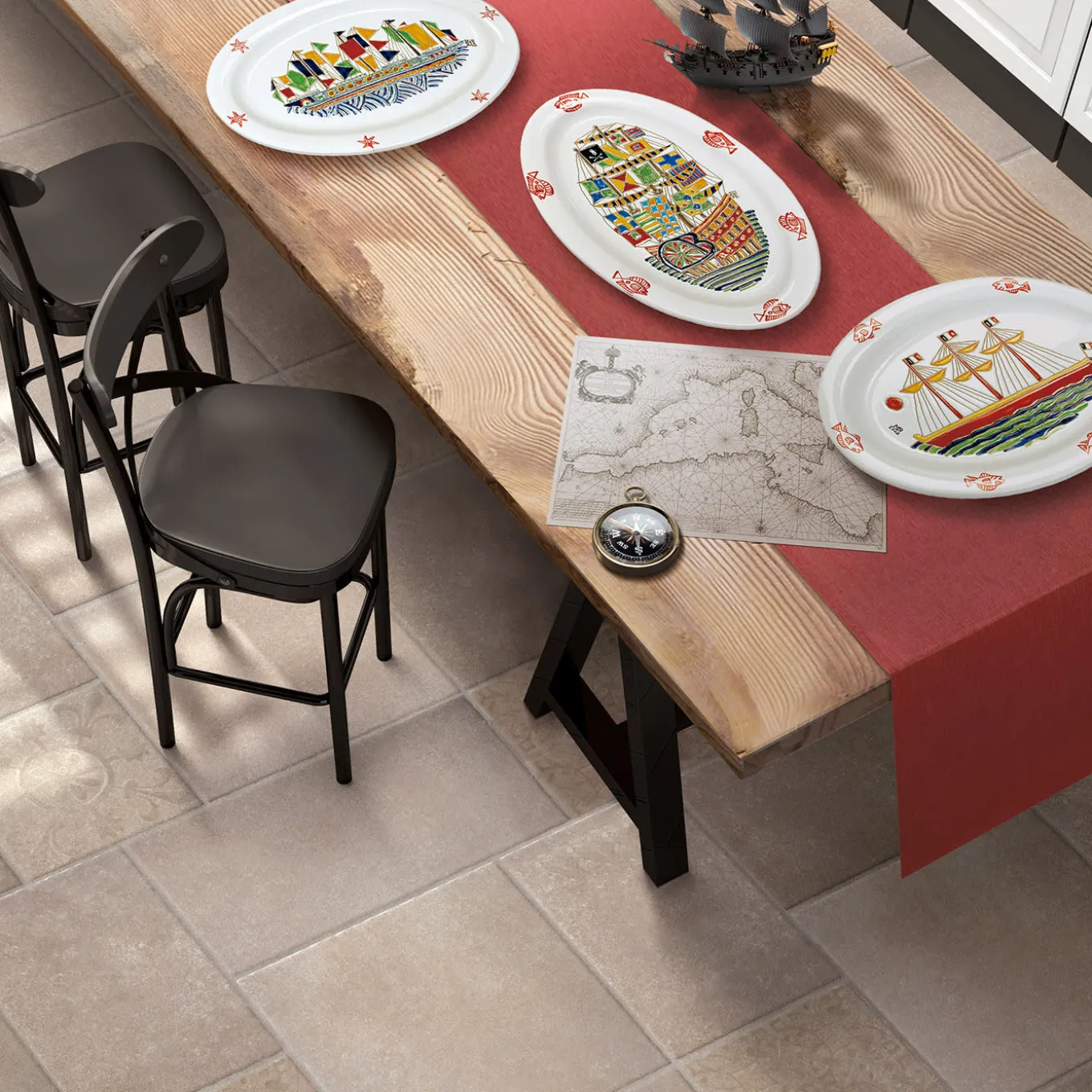 Vassoio I Velieri #3 di Mario De Biasi