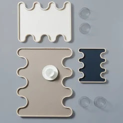 Vassoio in marmo bianco Ossicle