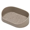 Vassoio medio ovale Chevron beige per valigie
