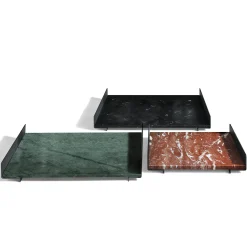 Vassoio Pietra L03 in marmo Rosso Francia di Pietro Lissoni