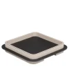 Vassoio quadrato Lloyd N. 3 con cornice avorio