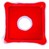 Vassoio Quadrato Try Rosso e Viola Grande di Gaetano Pesce