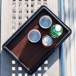 Vassoio rettangolare XL blu #1