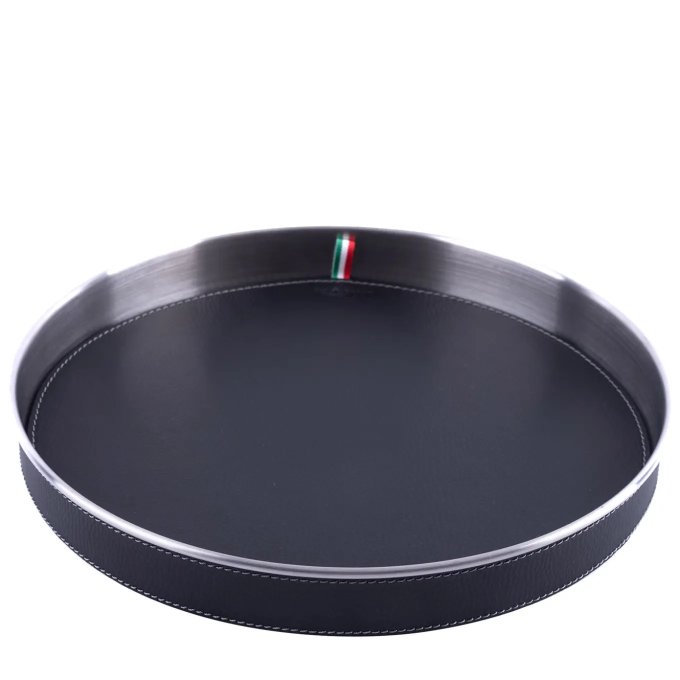 Vassoio rotondo medio nero