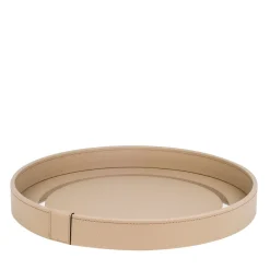 Vassoio Venere piccolo rotondo color taupe