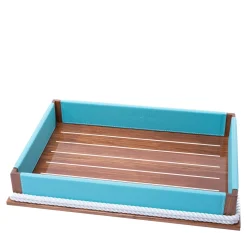 Vassoio XL rettangolare azzurro #1