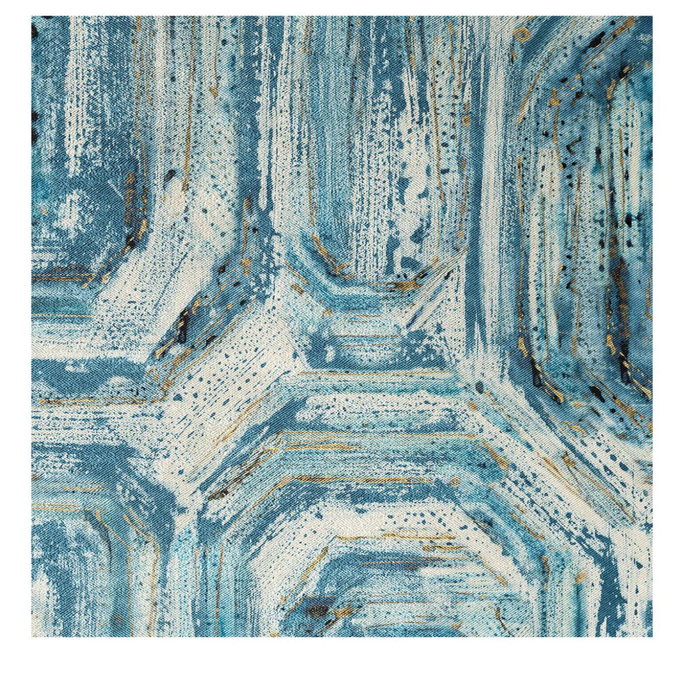 Victoria's Artwork Rivestimento murale bianco e blu