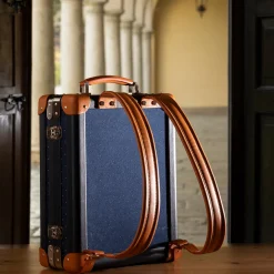 Zaino Trunk Tokyo Jeans Blu Trapuntato