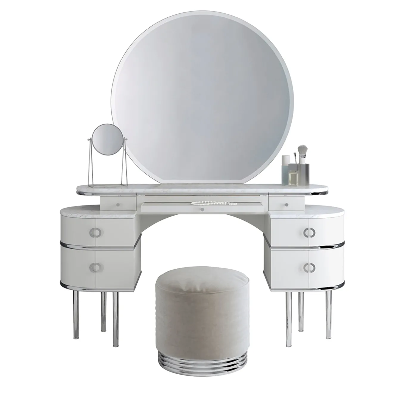 Zelda Pure White Mobile Da Trucco