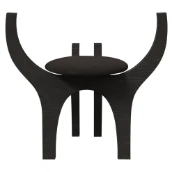 Zero V1 Sgabello in legno nero