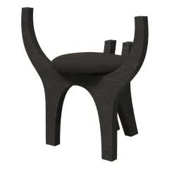 Zero V1 Sgabello in legno nero